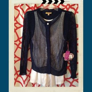 🎉SALE🎉NWT Snap Button, Royal Blue Cardigan
