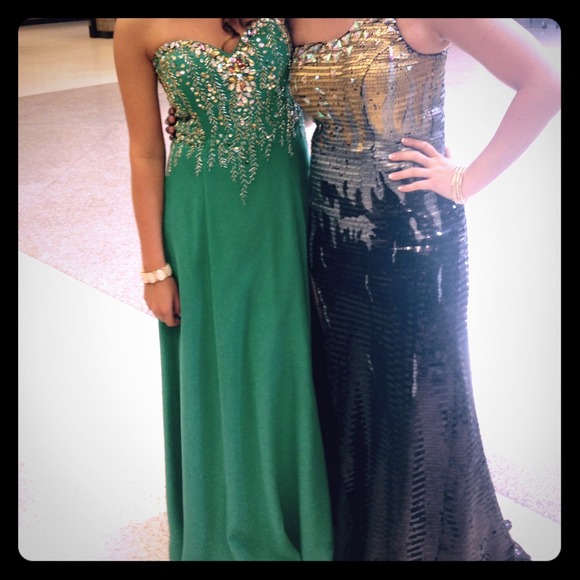 Dresses & Skirts - Turquoise prom dress
