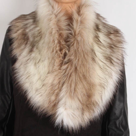 New vegan fur scarf