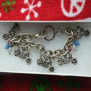 Harley Davidson charm bracelet