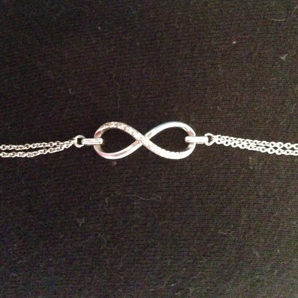 Infinity diamond bracelet