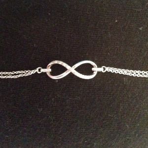 Infinity diamond bracelet