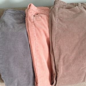 J crew 'matchstick' corduroy pants