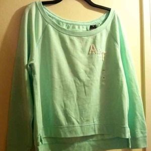 NEW AF Mint off the shoulder sweater