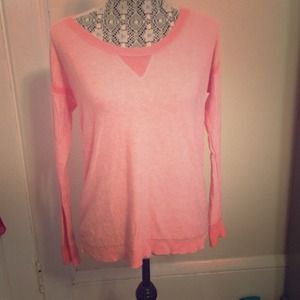 American eagle coral sweater!!