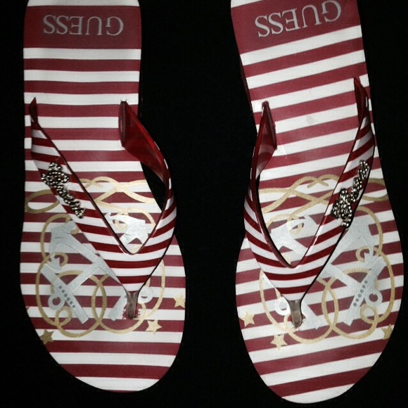 Flip flop wedge sandals