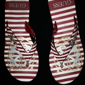 Flip flop wedge sandals