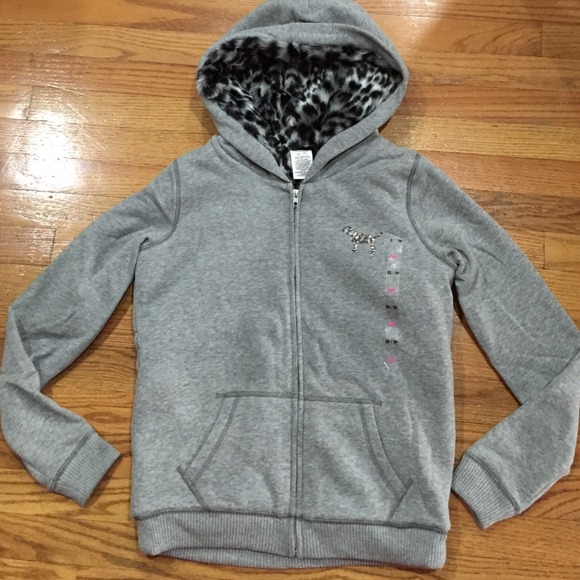 PINK Victoria's Secret Jackets & Blazers - Victoria's Secret PINK leopard faux Fur jacket XS