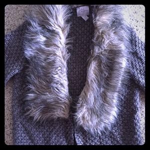 Anthropologie fur sweater