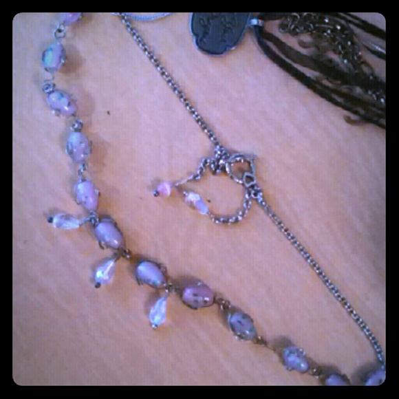 Blush pink necklace