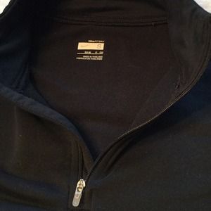 Black Nike Fit Dry 1/4 Zip sz Sm Fleece Lined