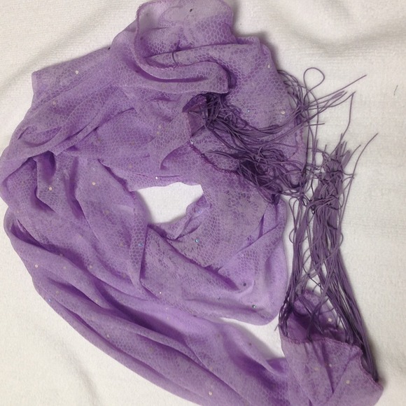 Purple Sheer Scarf - Picture 1 of 1