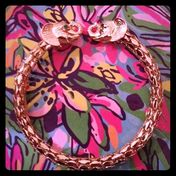Lilly Pulitzer Elephant Bangle 🐘