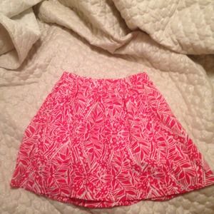 Lilly Pulitzer Skirt with elastic band and pockets