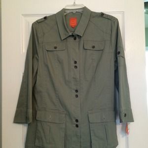Green Jacket, size 14, New