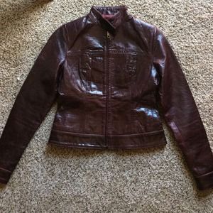 Leather jacket, xs