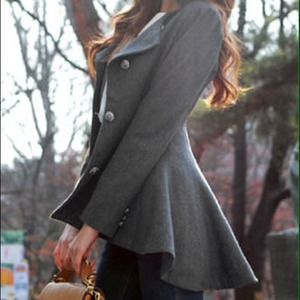 asymmetric fit-and-flare Blazer