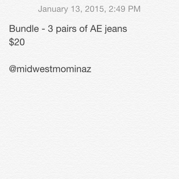 Bundle of jeans - reserved!