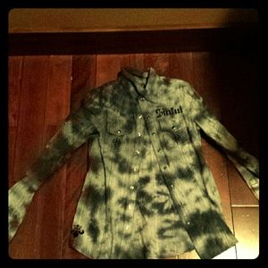 Sinful by affliction woman's button up