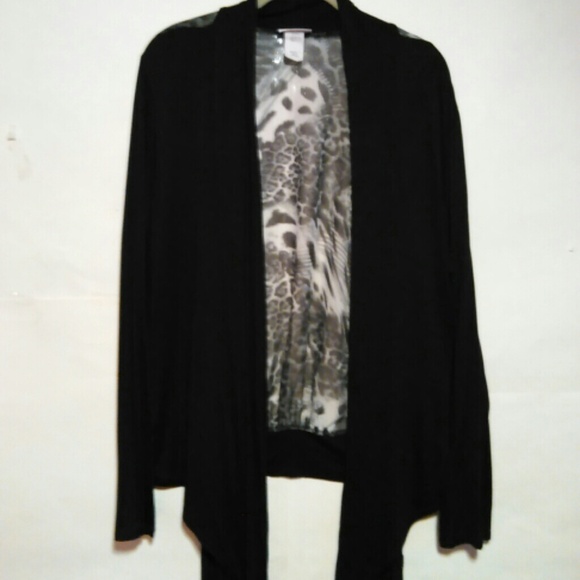 Black and white animal print sweater 3 XL - Picture 3 of 4