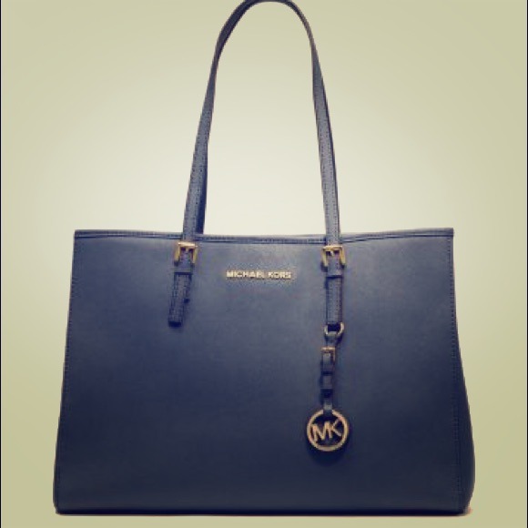 Jet set travel saffiano leather tote