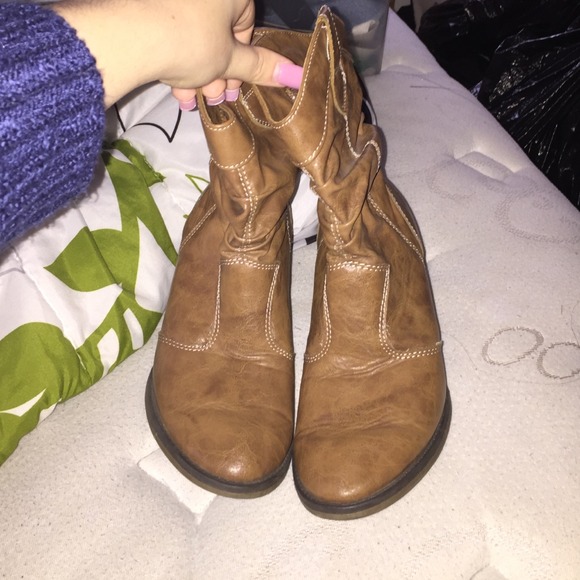 Brown booties