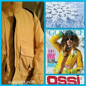 🎉SALE🎉 OSSI YELLOW ALL WEATHER JACKET.