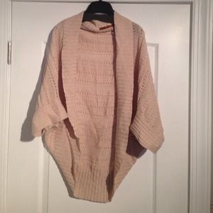 Belldini open knit cocoon sweater