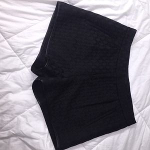 Black High waisted shorts