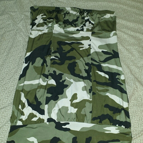 🌼🌻Camo Tube Dress club Top🌻🌼