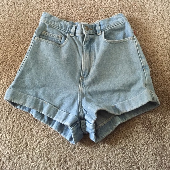 American apparel high waisted shorts