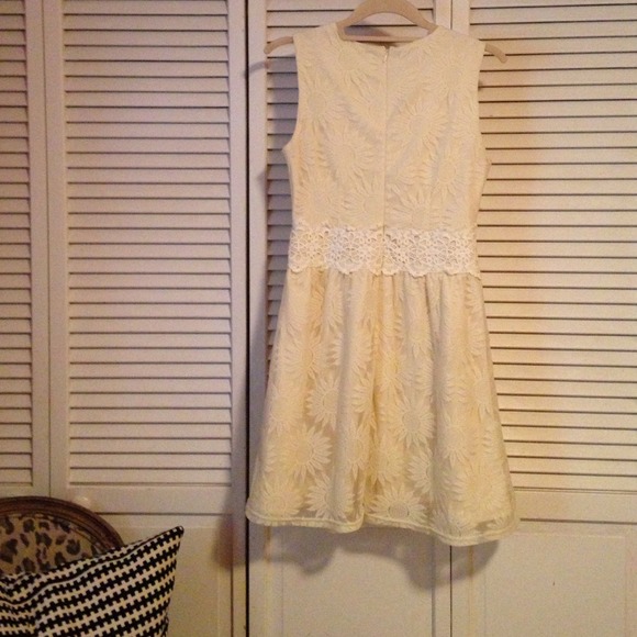 Jun and Ivy Off White Lace Dreas - Picture 4 of 4