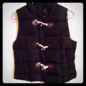 Black Winter Vest