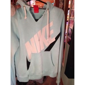 Tiffany blue nike sweatshirt