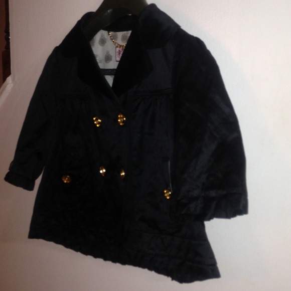 Juicy Couture black short sleeve jacket size S - Picture 3 of 4
