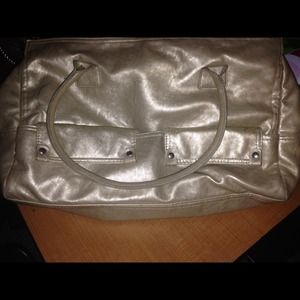Gold color purse