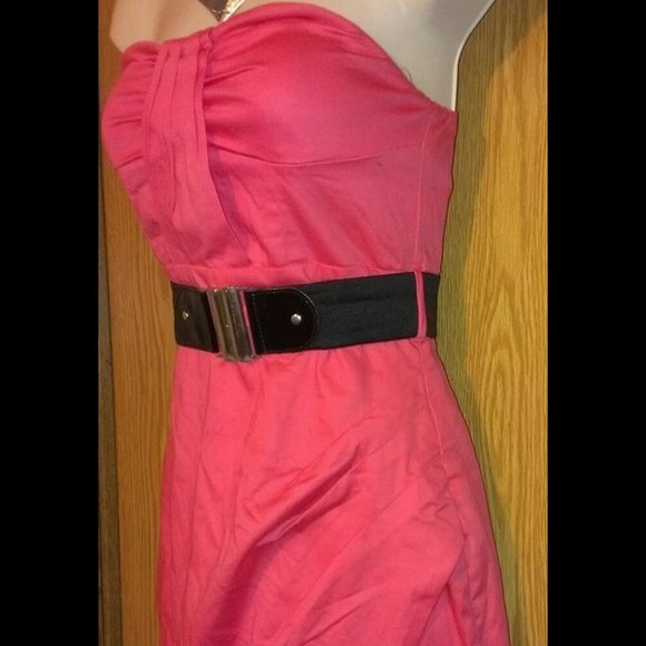 Charlotte Russe XS Coral Strapless Dress