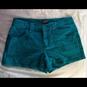Turquoise shorts