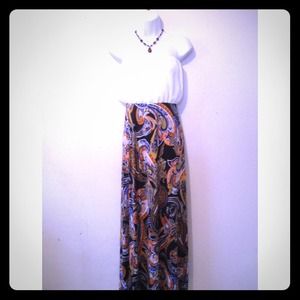 New indie maxi boho sexy Nwt dress