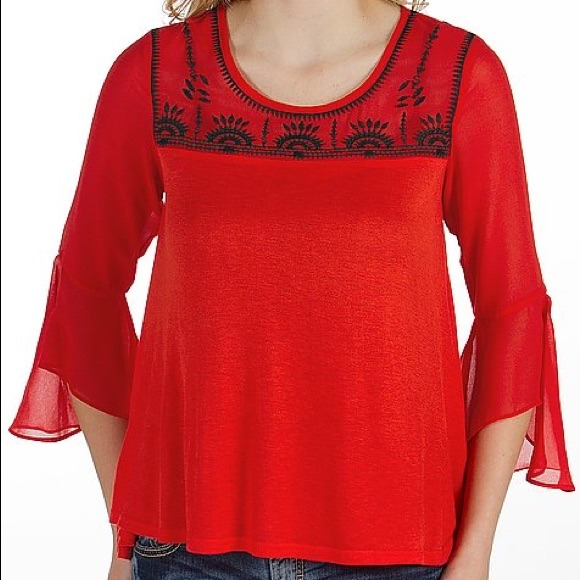 BKE Boutique Top Red
