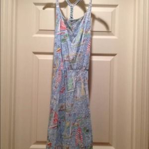 Lilly Pulitzer Lockwood Dress in Get Nauti - Small