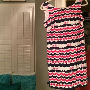 Lilly Pulitzer Pink and Navy Dress