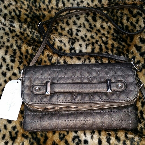 👜🎁New Jessica Simpson Pewter Crossbody👜🎁