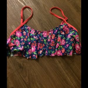 A&F Floral Ruffle Bikini! Only worn ONCE!