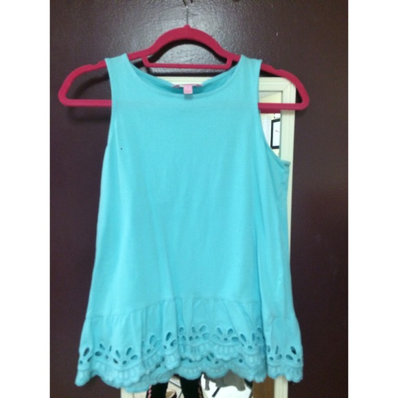Illy Pulitzer blue top