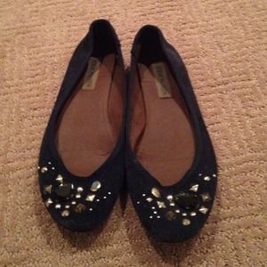 Steve Madden navy ballet flats