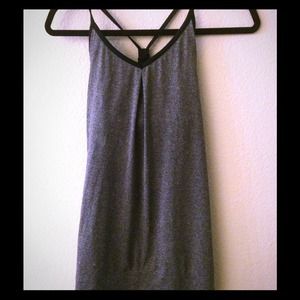 Grey Workout Top with Builtin Bra!