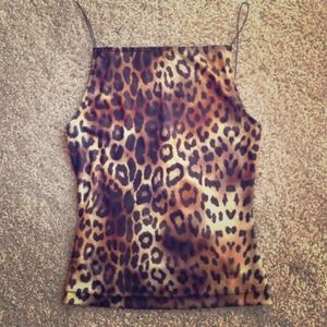 Sexy leopard tank top