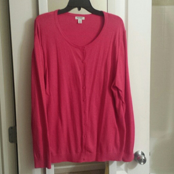 Old Navy Pink Button up Sweater