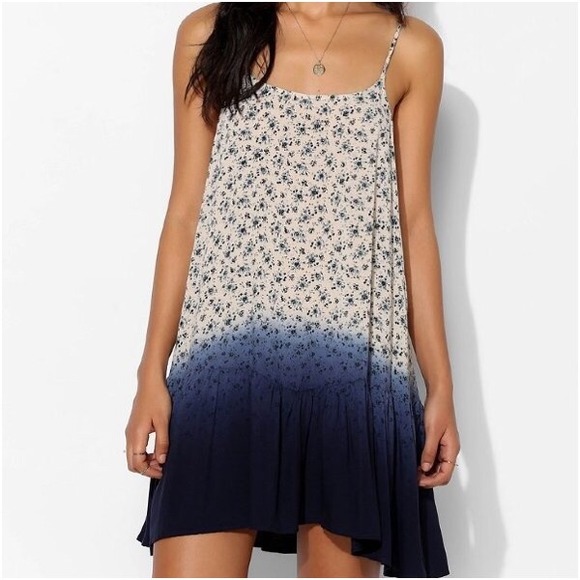 Floral ombré dress
